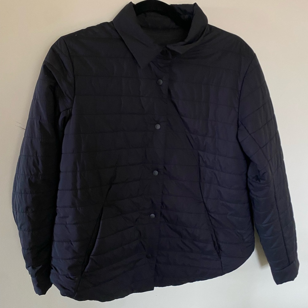 Lululemon Puffer Jacket Quilted Shaket Switch Please Size 4